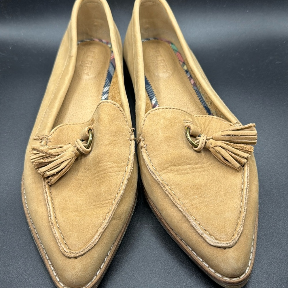 Sperry Top Sider Slip Ons Leather